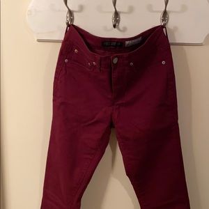 Maroon/Burgandy Skinny Jeans